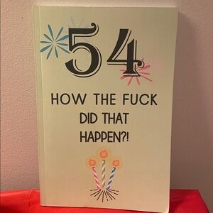 New🌈 Journal Notebook 54 Years Birthday humour